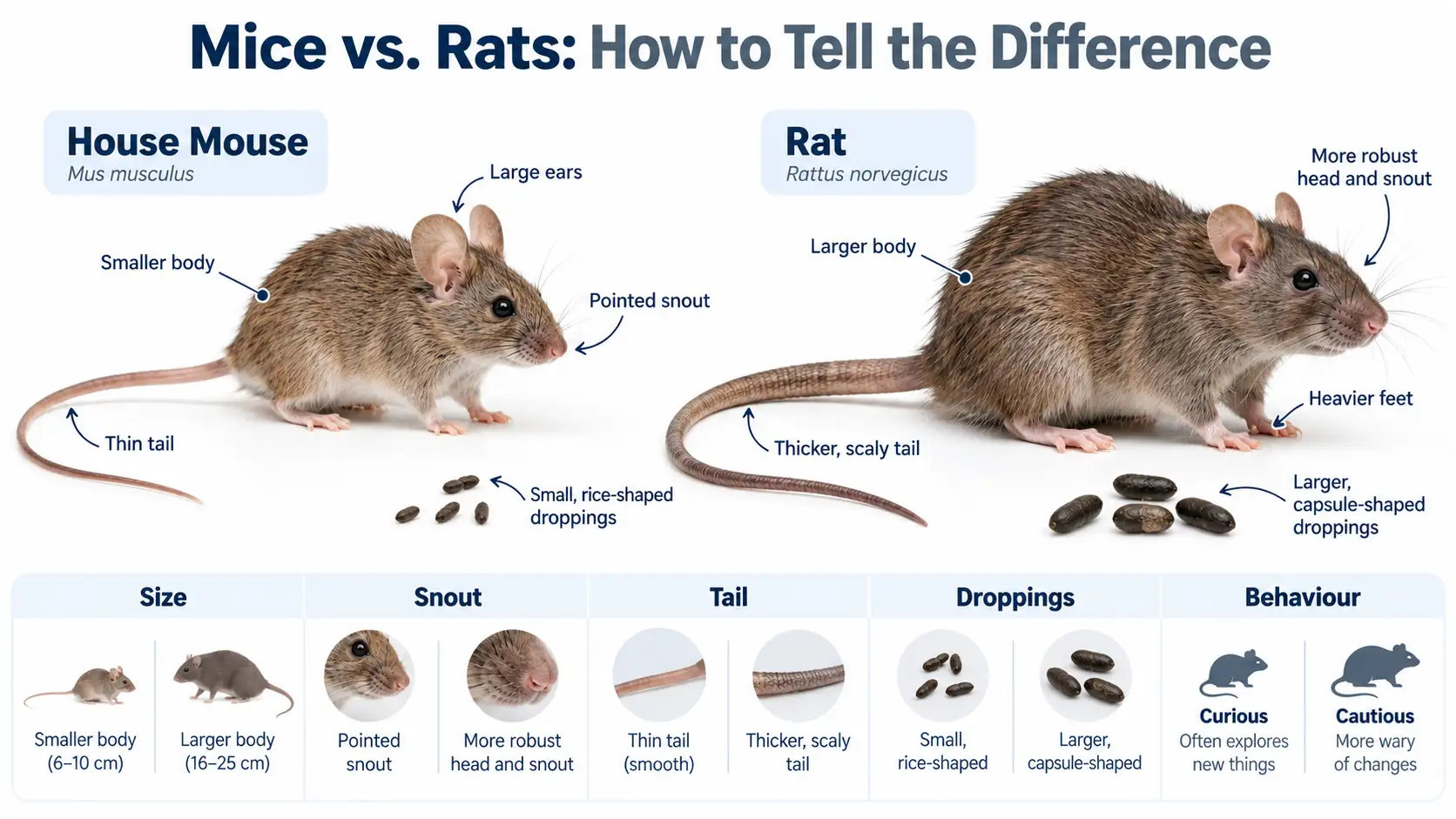 Mice vs. Rats